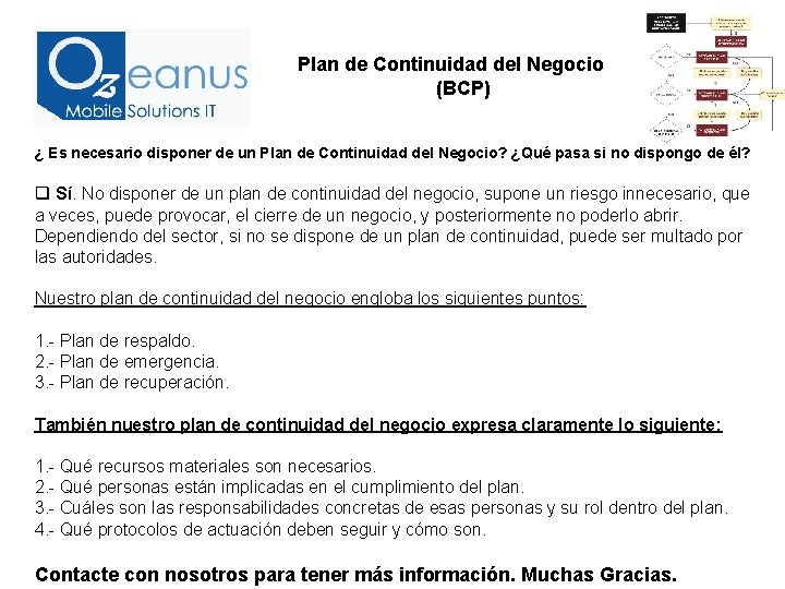 Plan de Continuidad del Negocio (BCP) ¿ Es necesario disponer de un Plan de