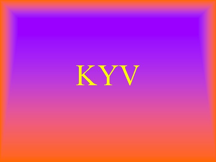 KYV 