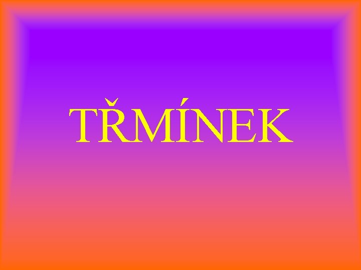 TŘMÍNEK 