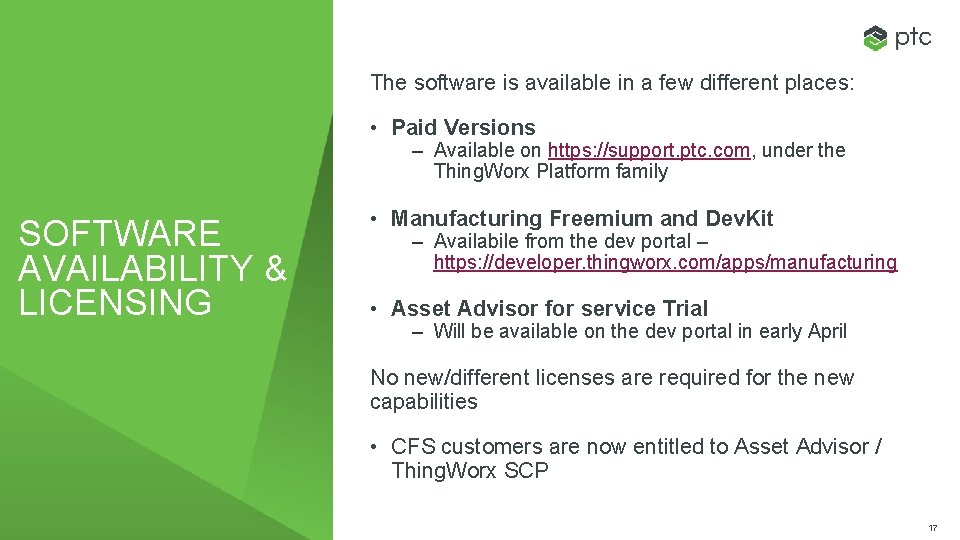 The software is available in a few different places: • Paid Versions – Available