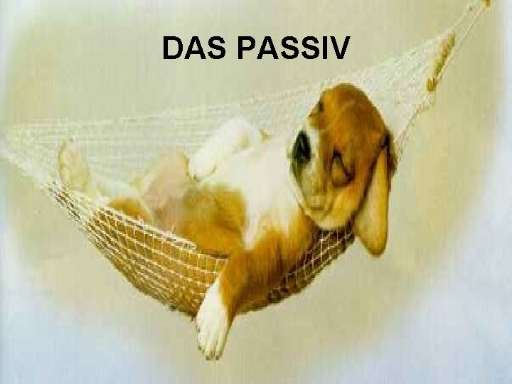 DAS PASSIV 