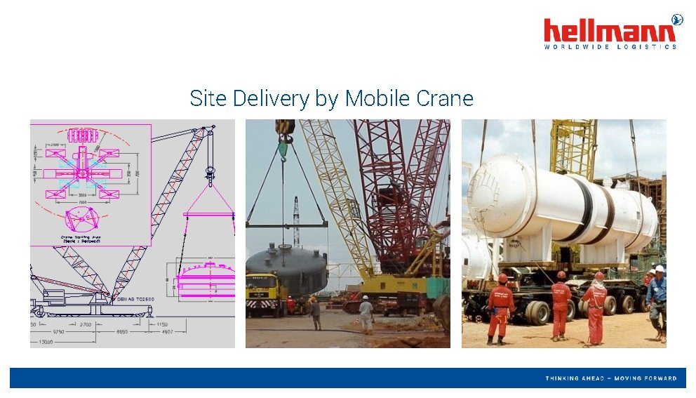 Site Delivery by Mobile Crane 