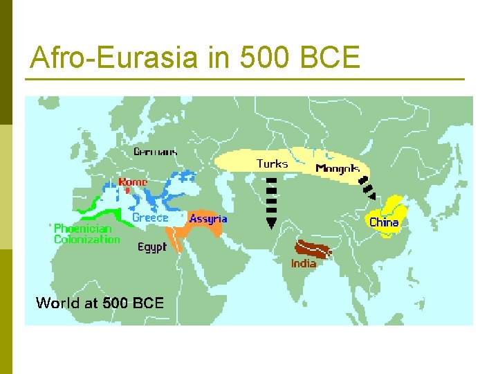 Afro-Eurasia in 500 BCE 