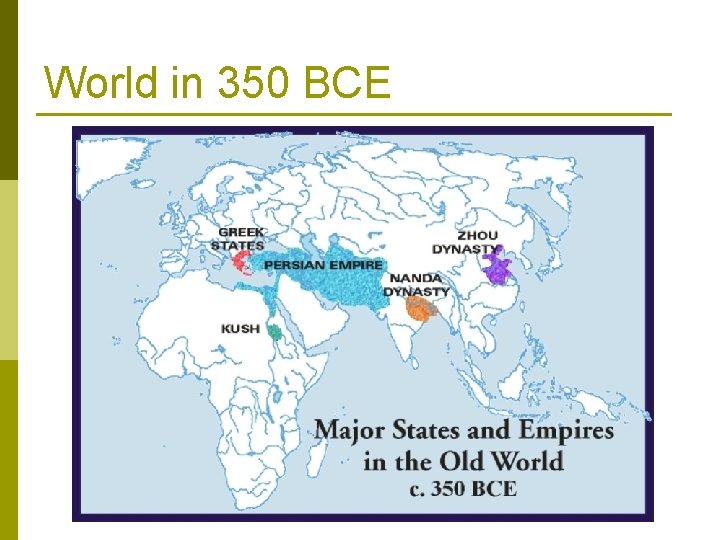 World in 350 BCE 