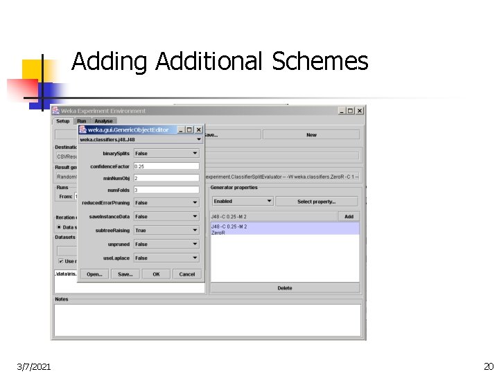 Adding Additional Schemes 3/7/2021 20 