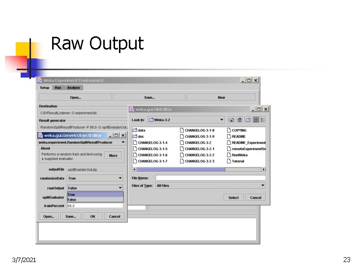 Raw Output 3/7/2021 23 