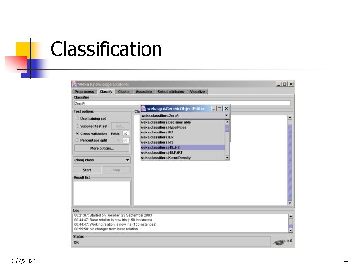 Classification 3/7/2021 41 