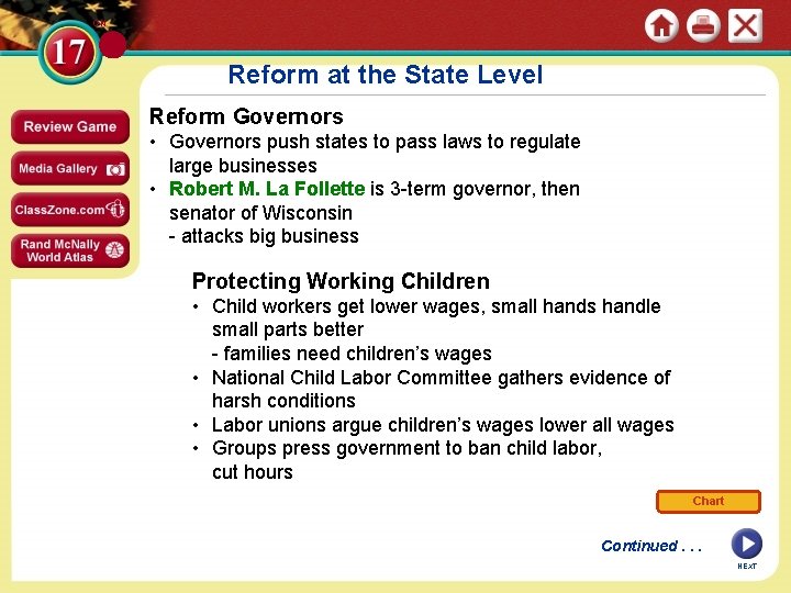 ON Reform at the State Level Reform Governors • Governors push states to pass