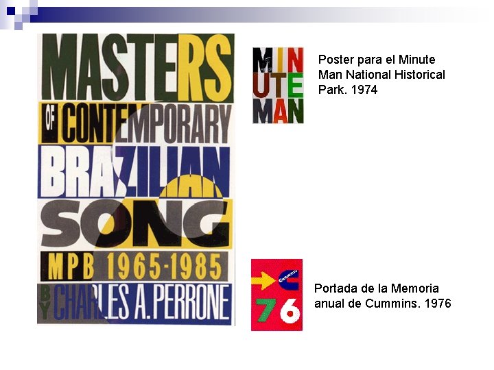 Poster para el Minute Man National Historical Park. 1974 Portada de la Memoria anual