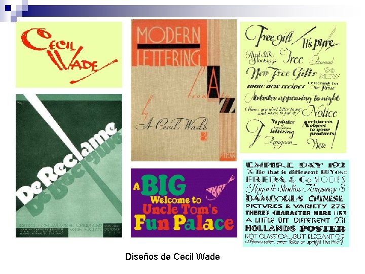 Diseños de Cecil Wade 