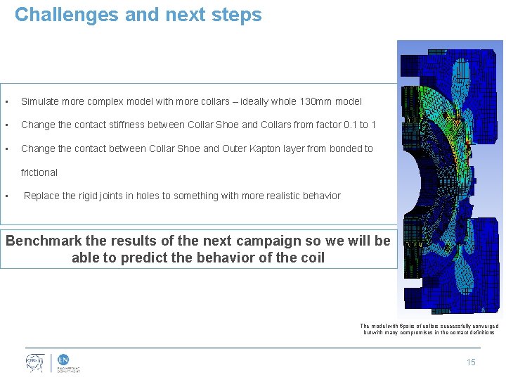 Challenges and next steps • Simulate more complex model with more collars – ideally