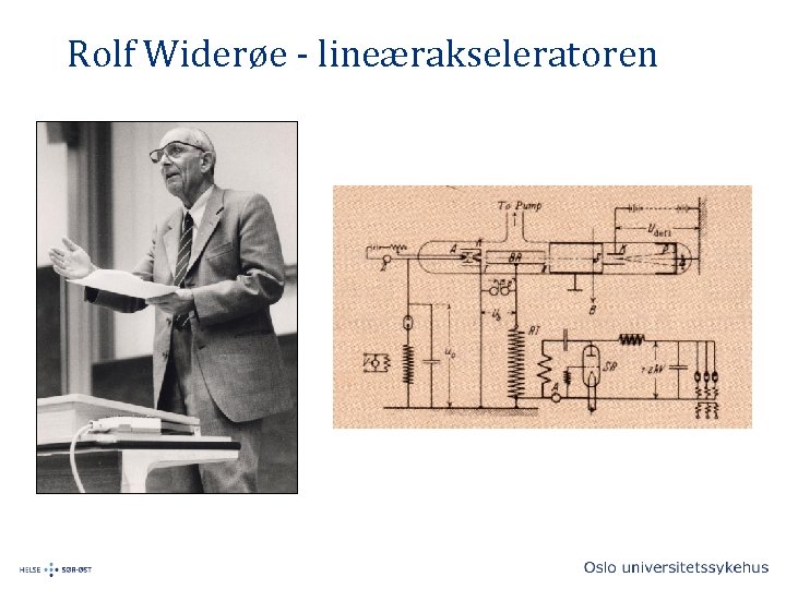 Rolf Widerøe - lineærakseleratoren 
