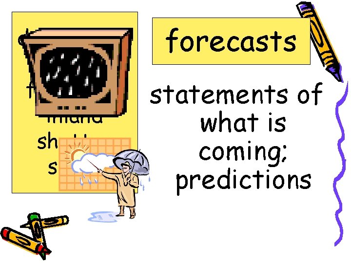 destruction expected forecasts inland shatter surge forecasts statements of what is coming; predictions 
