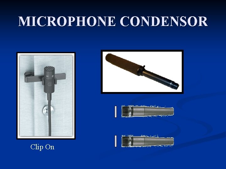 MICROPHONE CONDENSOR Clip On 