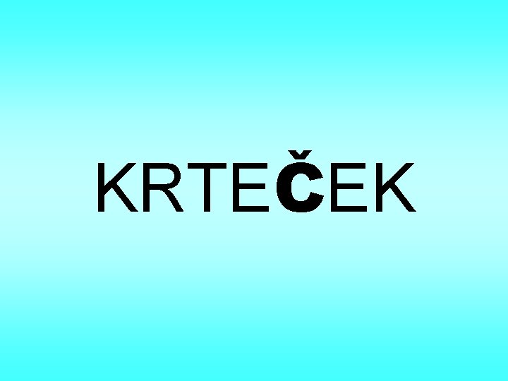 KRTEČEK 