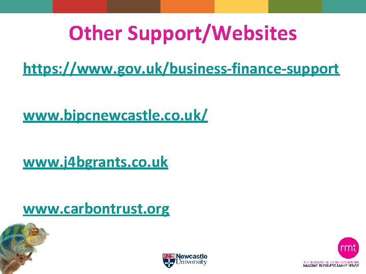 Other Support/Websites https: //www. gov. uk/business-finance-support www. bipcnewcastle. co. uk/ www. j 4 bgrants.