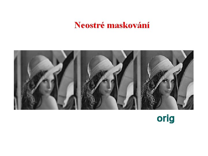 Neostré maskování orig 