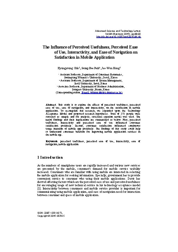 Advanced Science and Technology Letters Vol. 84 (Business 2015), pp. 88 -92 http: //dx.