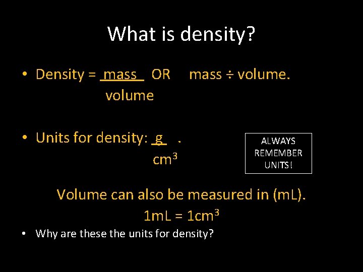Cos 12 Identify Metric Units For Mass Temperature