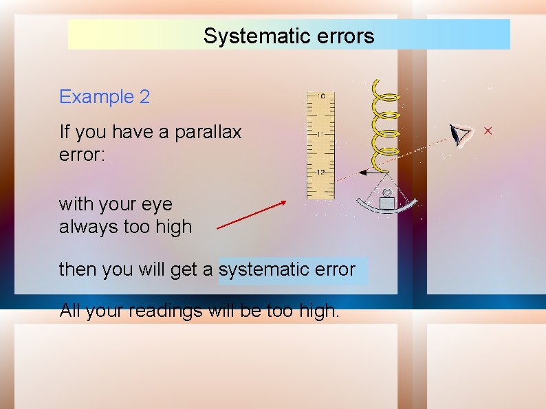 Error sistemático o aleatorio de error de paralaje