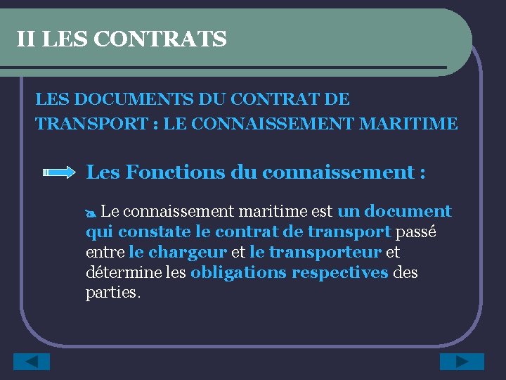 contrat de transport yacht