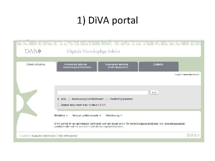 1) Di. VA portal 