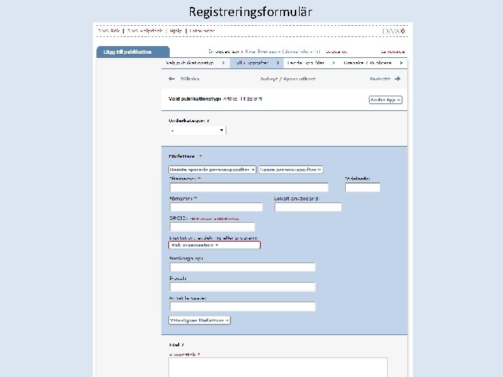 Registreringsformulär 