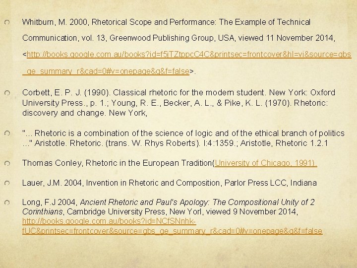 Whitburn, M. 2000, Rhetorical Scope and Performance: The Example of Technical Communication, vol. 13,