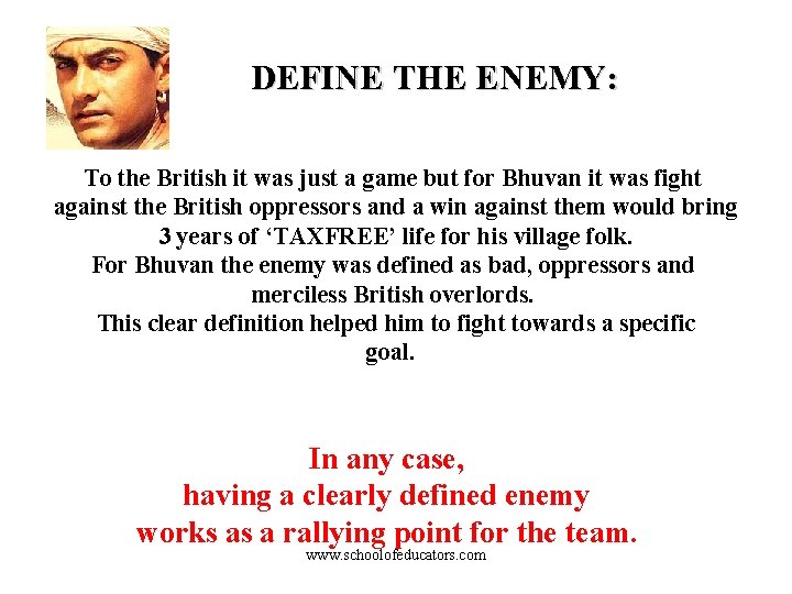 DEFINE THE ENEMY: To the British it was just a game but for Bhuvan