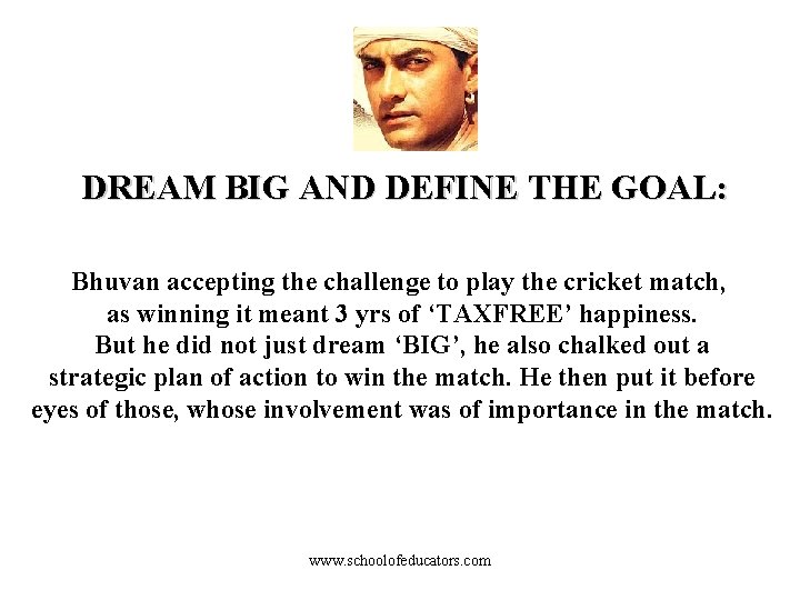 DREAM BIG AND DEFINE THE GOAL: Bhuvan accepting the challenge to play the cricket