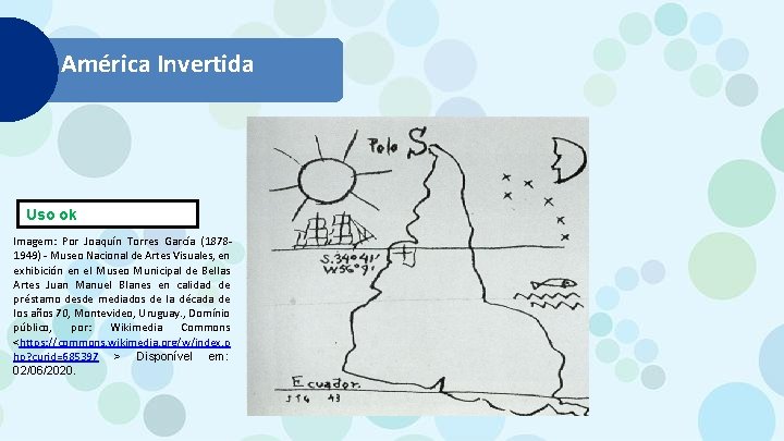 América Invertida Uso ok Imagem: Por Joaquín Torres García (18781949) - Museo Nacional de