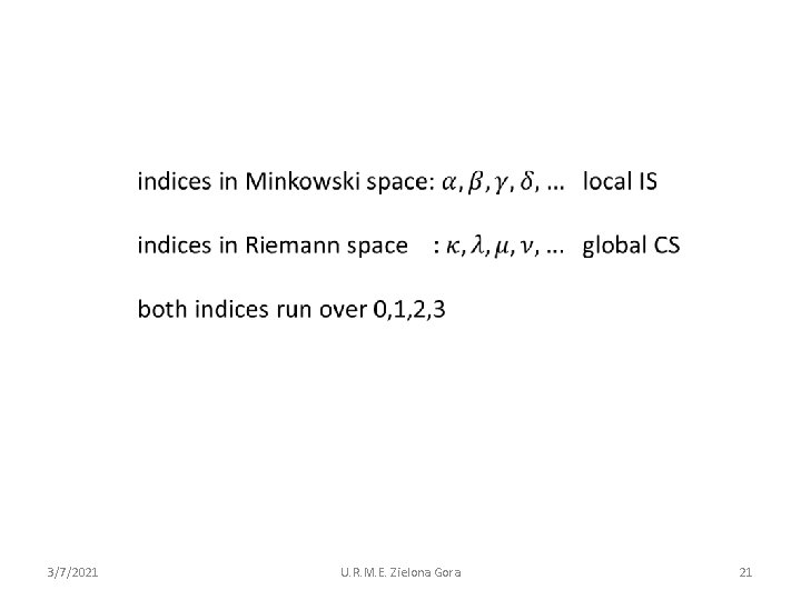  3/7/2021 U. R. M. E. Zielona Gora 21 