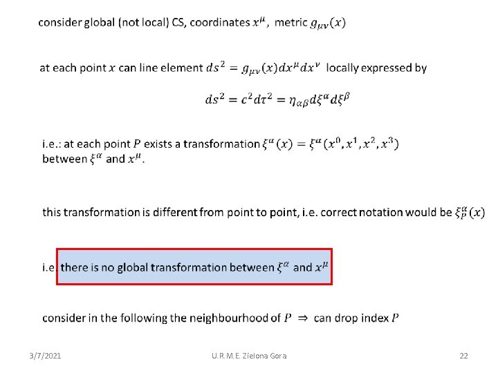  3/7/2021 U. R. M. E. Zielona Gora 22 