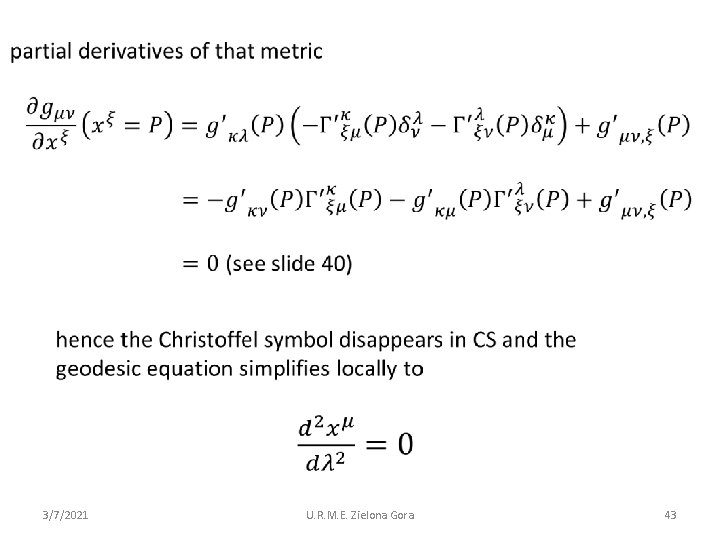  3/7/2021 U. R. M. E. Zielona Gora 43 