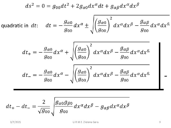  3/7/2021 U. R. M. E. Zielona Gora 9 