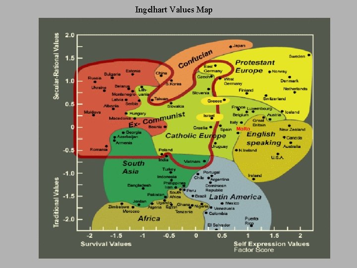 Ingelhart Values Map Ingelhart Values Map