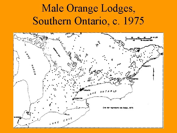 Male Orange Lodges, Southern Ontario, c. 1975 