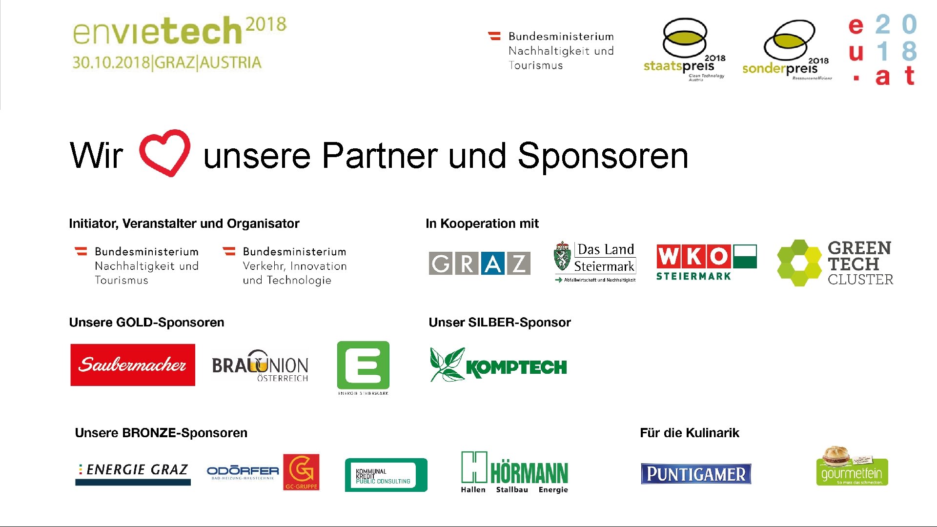 Wir unsere Partner und Sponsoren 