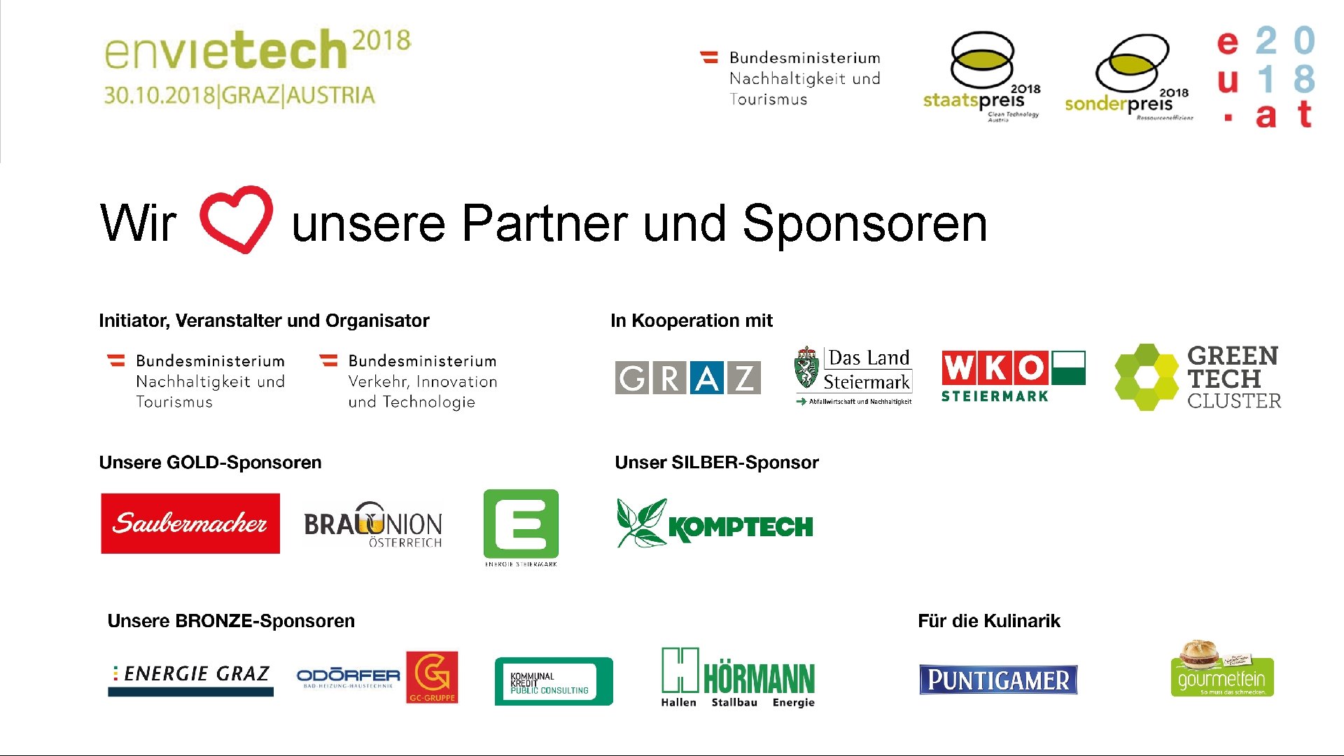 Wir unsere Partner und Sponsoren 