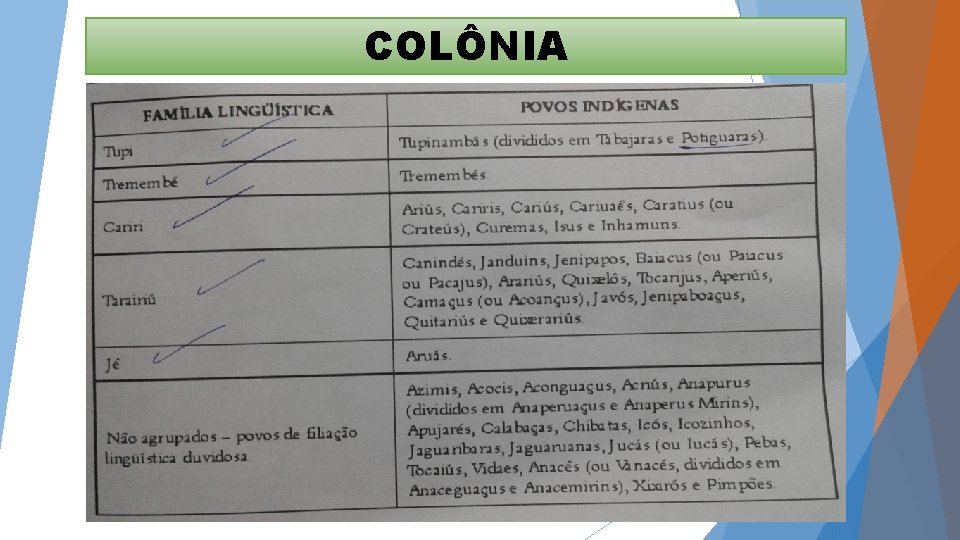 COLÔNIA 