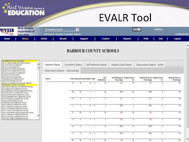 EVALR Tool 
