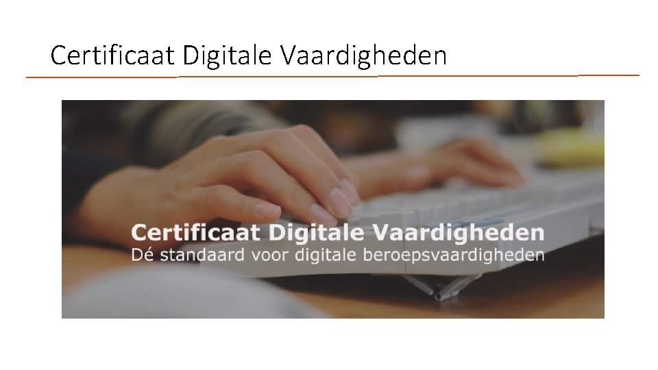 Certificaat Digitale Vaardigheden 