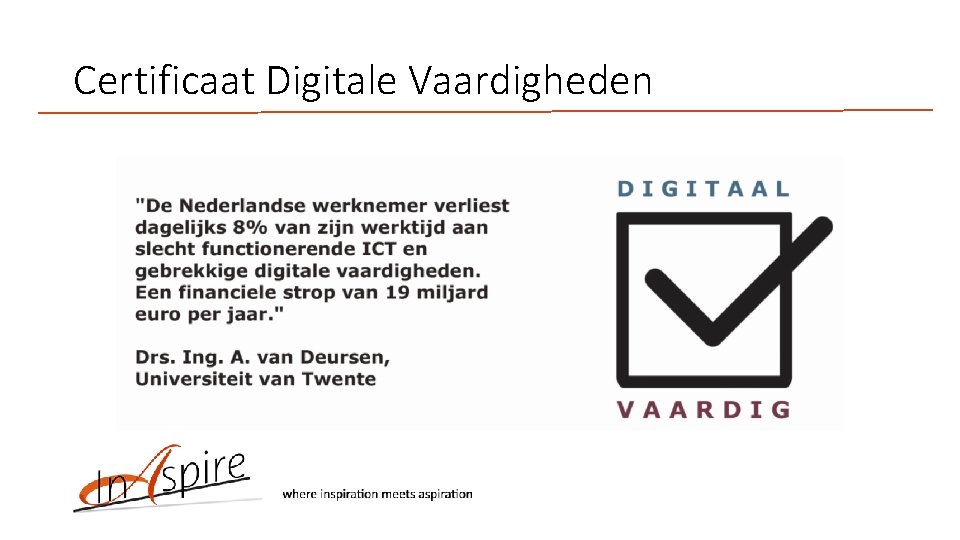 Certificaat Digitale Vaardigheden 