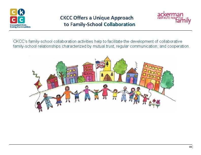 CKCC Offers a Unique Approach to Family-School Collaboration CKCC’s family-school collaboration activities help CKCC Offers a Unique Approach to Family-School Collaboration CKCC’s family-school collaboration activities help