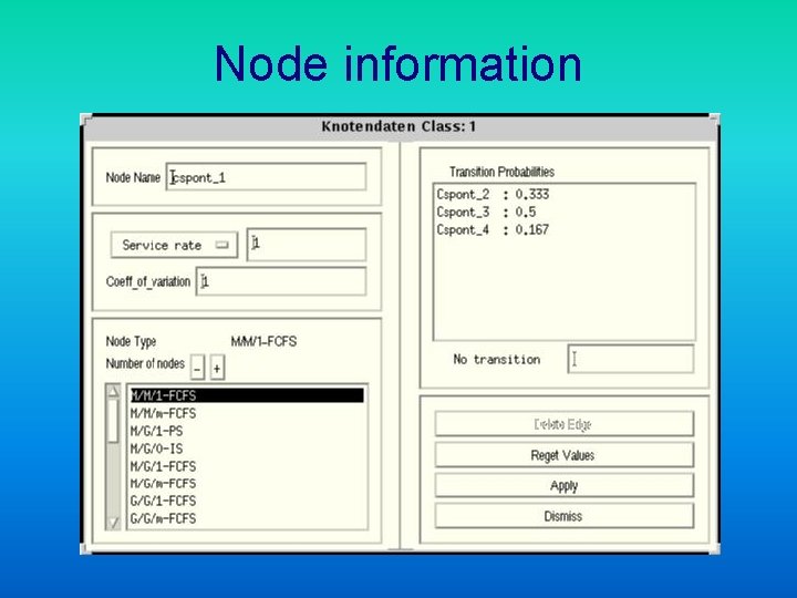 Node information 