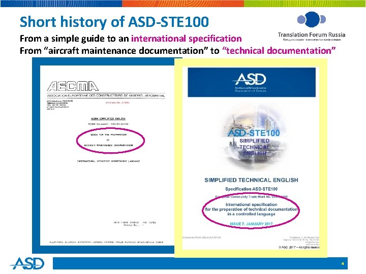 Short history of ASD-STE 100 From a simple guide to an international specification From