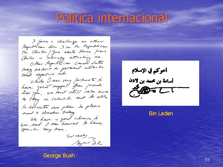 Política internacional Bin Laden George Bush 33 