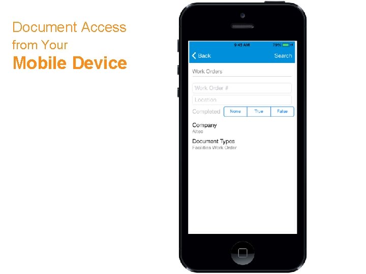 Document Access from Your Mobile Device 