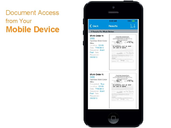 Document Access from Your Mobile Device 