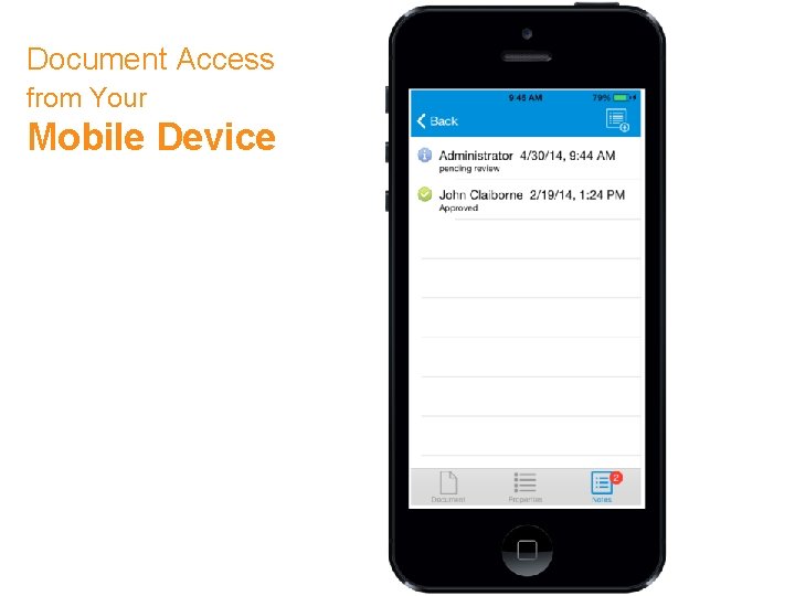 Document Access from Your Mobile Device 